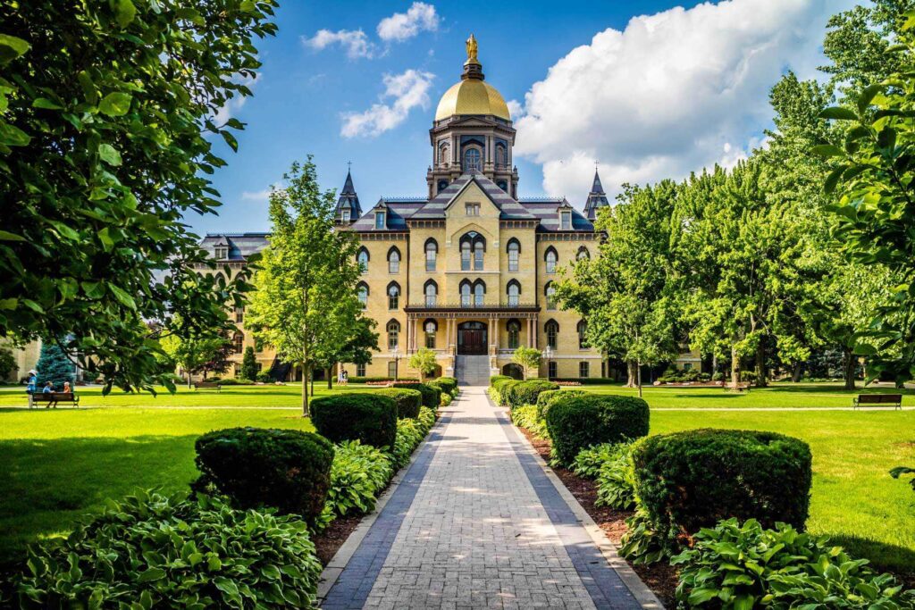 notre dame university campus